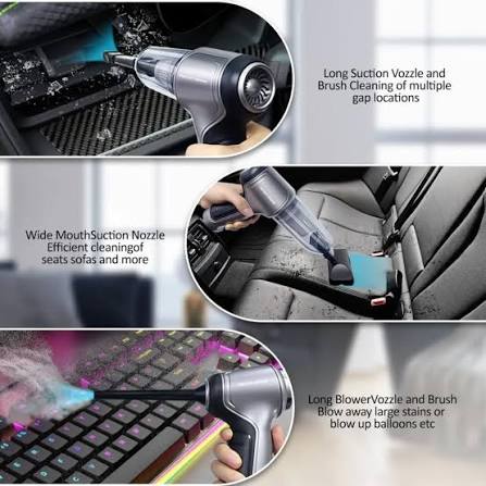 ππ¨ Portable Mini Car Vacuum Cleaner β Powerful Suction & Deep Cleaning