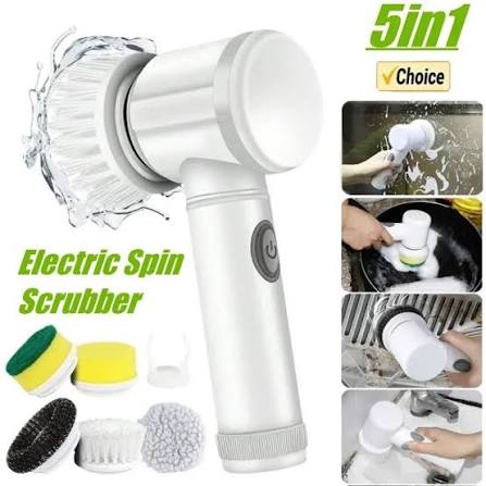 🧹⚡ Electric Spin Scrubber – Powerful Deep Cleaning Brush