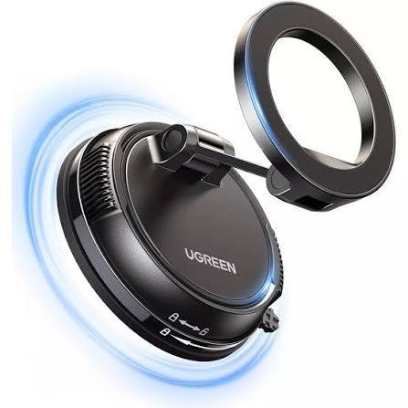 🚗📱 360° Rotating Car Phone Holder – Secure Grip & Hands-Free Driving