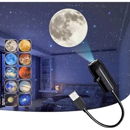 🌌 USB Star Projector Light – Turn Your Room Into a Galaxy ✨